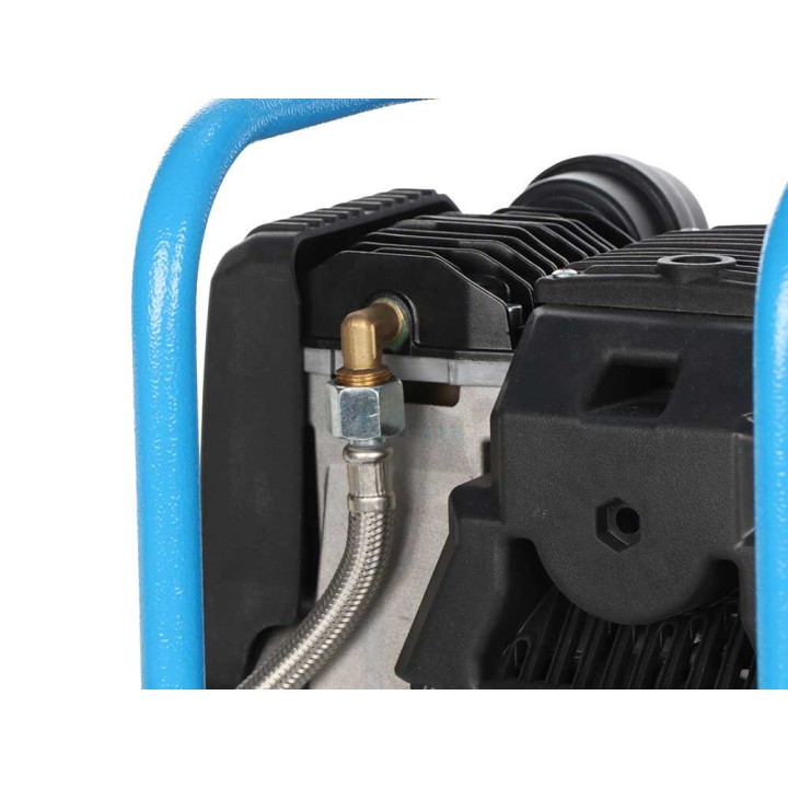 ABAC START QUIETE OS10 hiljainen öljytön kompressori, 1 HP, 6 l, 9 bar