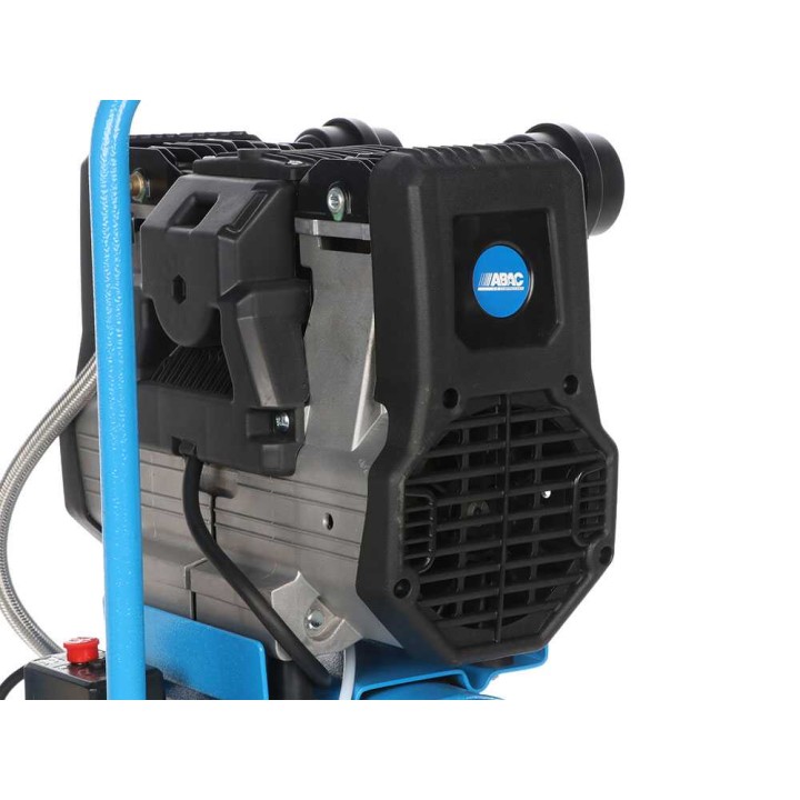 ABAC START QUIETE OS10 hiljainen öljytön kompressori, 1 HP, 6 l, 9 bar