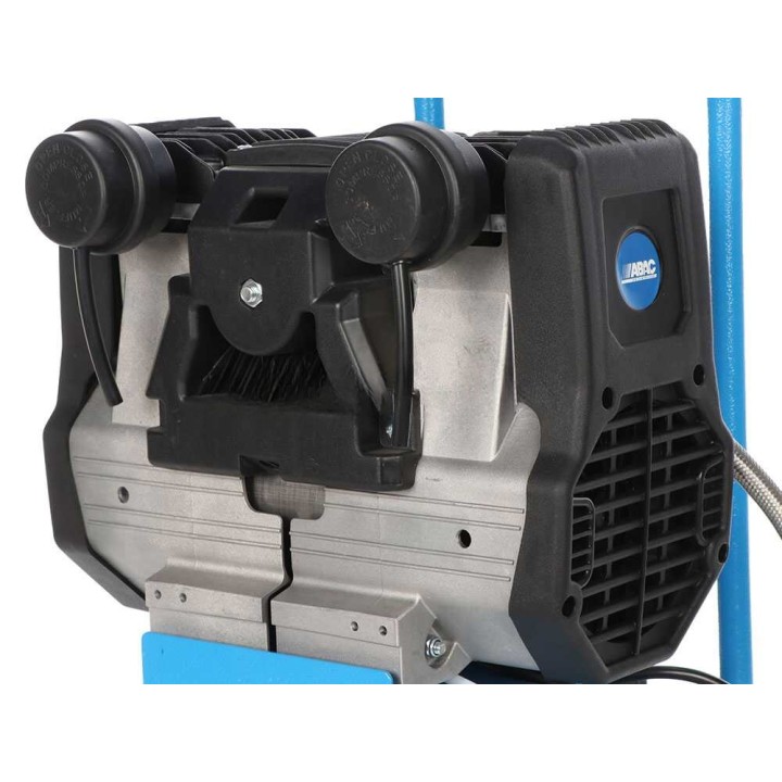 ABAC START QUIETE OS10 hiljainen öljytön kompressori, 1 HP, 6 l, 9 bar