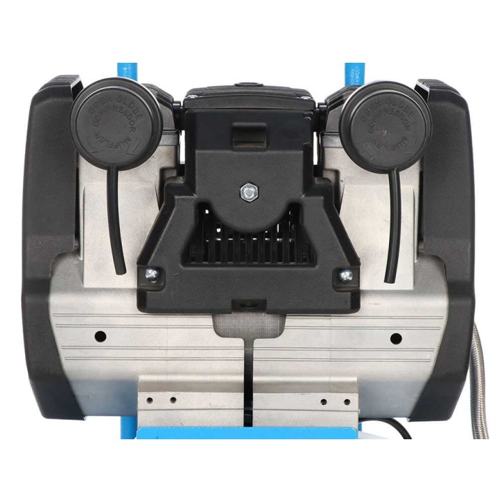 ABAC START QUIETE OS10 hiljainen öljytön kompressori, 1 HP, 6 l, 9 bar