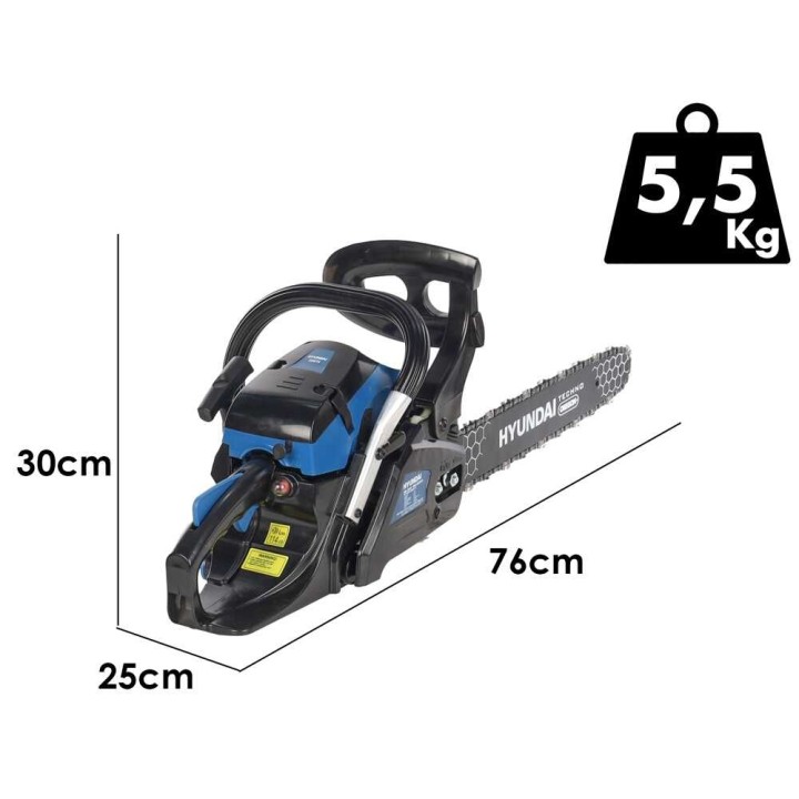 Hyundai CS4100-5 bensiinimoottorisaha, 41 cm³, 40 cm:n laippa