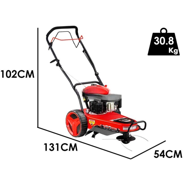 Blue Bird TrimTech T itsevetävä pyöräraivaustrimmeri, 173 cm³