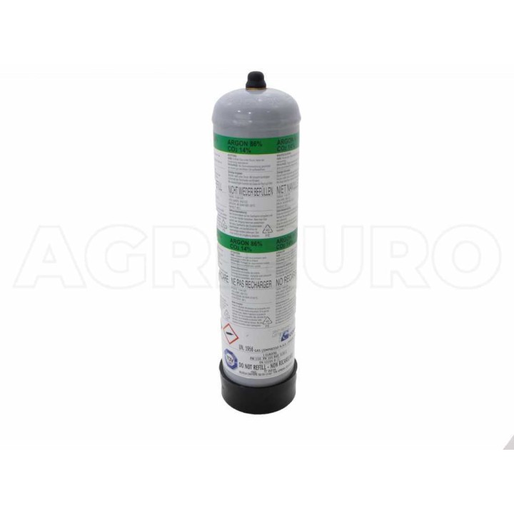 Argon/CO2-kaasupullo MAG-hitsaukseen, ei uudelleentäytettävä, 1 l