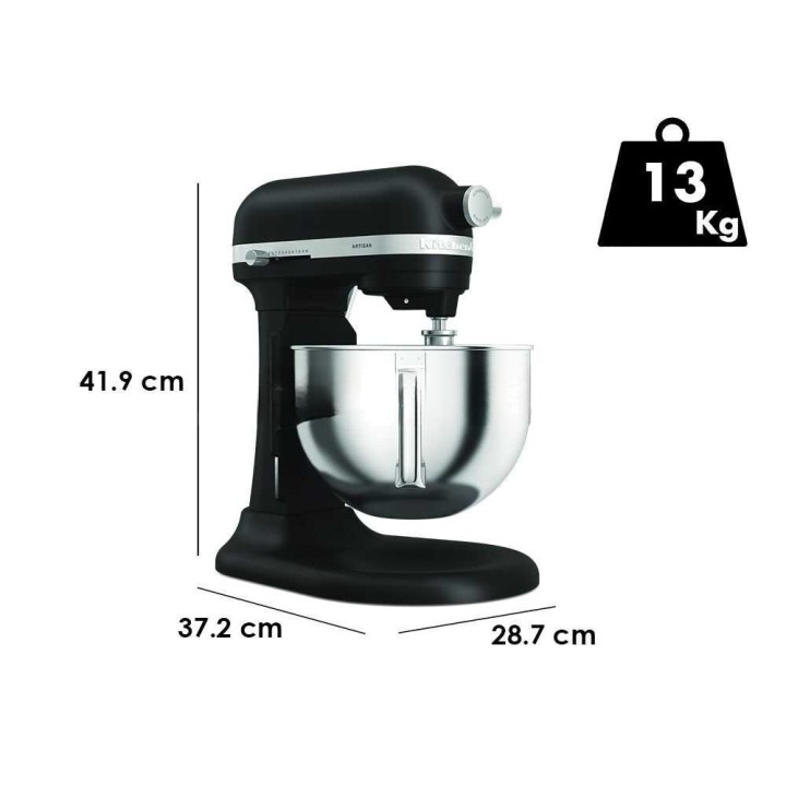 KitchenAid Artisan 5KSM60SPX-EBM yleiskone, 5,6 l, 375 W, mattamusta