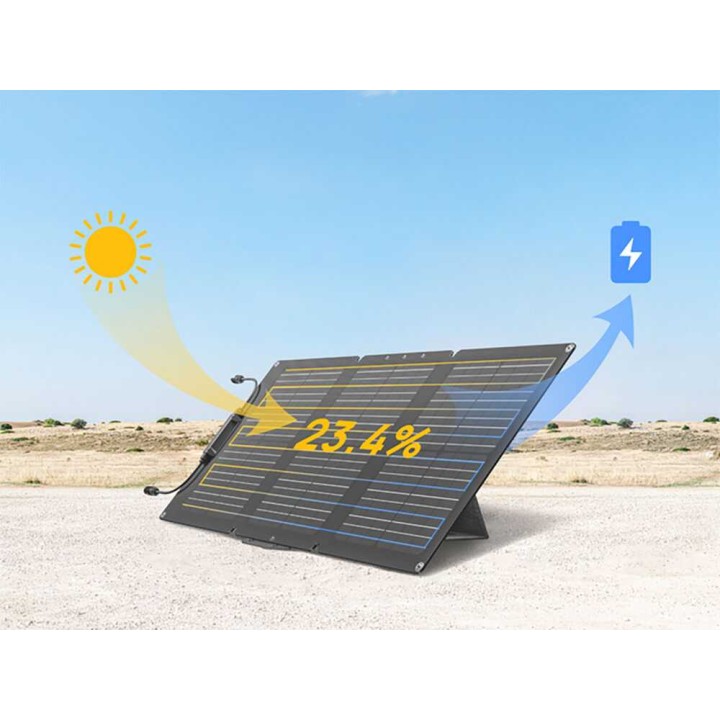 EcoFlow 60 W kannettava aurinkopaneeli, 0,06 kW, IP68, Type-C