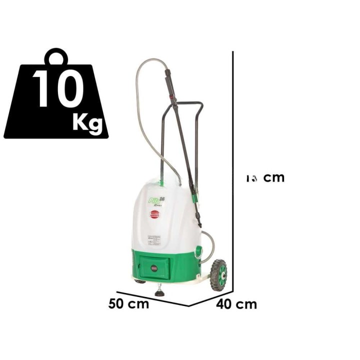 Ribimex Pila 16 akkuruisku, 16 l, 20 V, 2 Ah