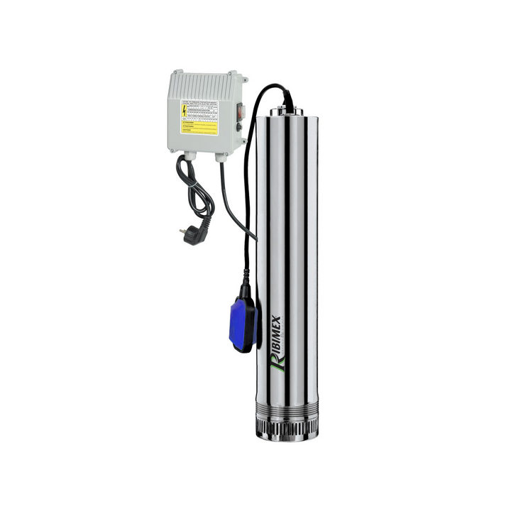Ribimex PRPVC1102 65F uppopumppu kaivoihin 1 110 W 8 000 l h 65 m 220 240 V