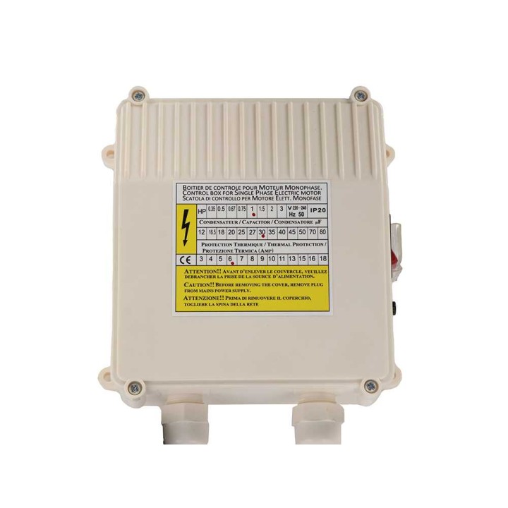 Ribimex PRPVC1102/65F uppopumppu kaivoihin, 1 110 W, 8 000 l/h, 65 m, 220–240 V