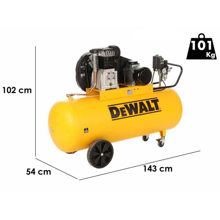 DeWalt DXCMB3T201HE hihnakompressori, 3 HP, 200 l, 400 V