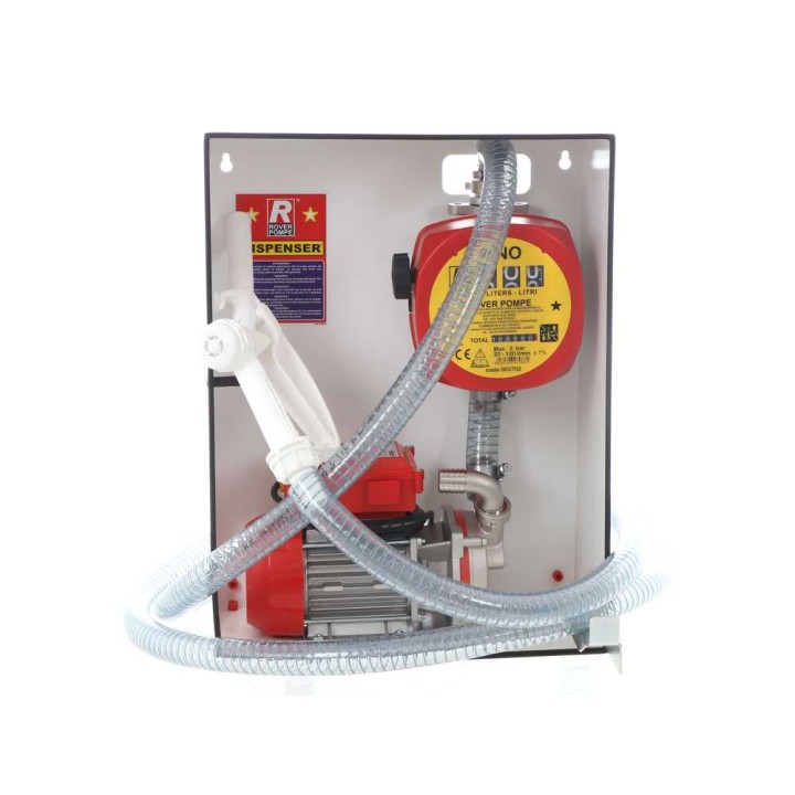 Rover Dispenser Novax 25 M sähköinen siirtopumppu, 0,6 HP, litramittari