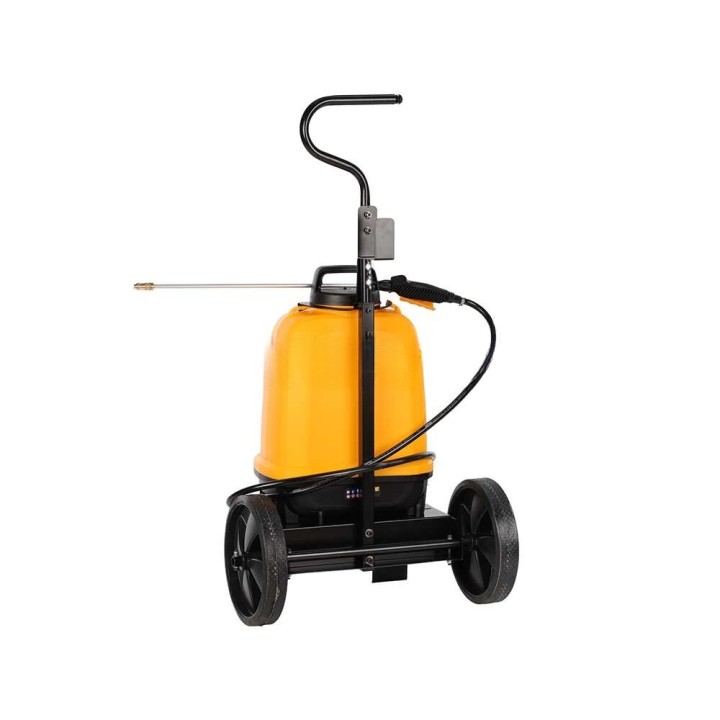 Volpi V-BLACK VITA 12 akkukäyttöinen reppuruisku trolleylla, 12 l, 14,4 V
