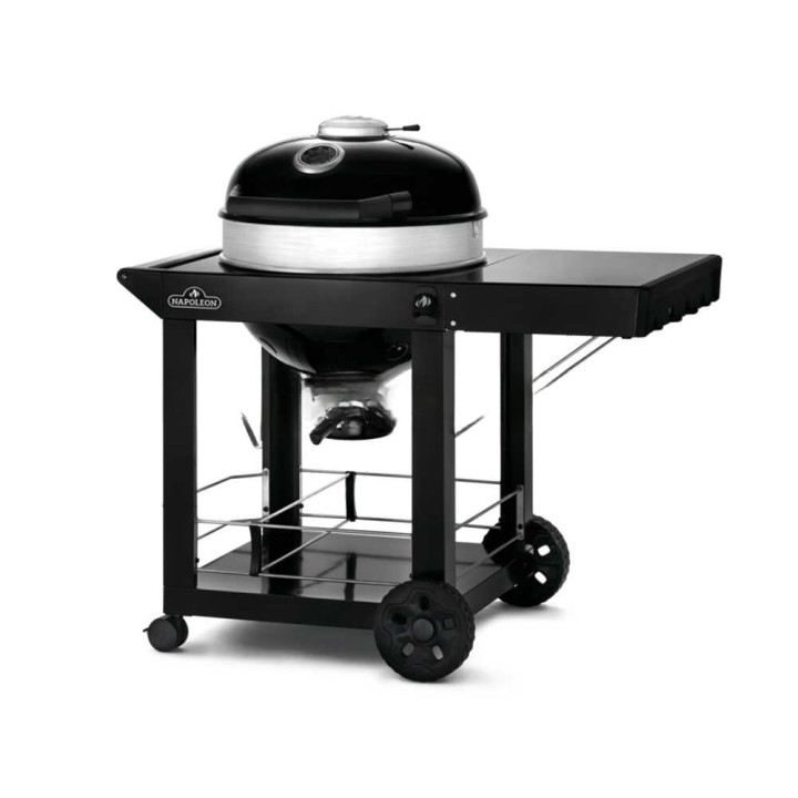 Napoleon PRO22 hiiligrilli kärryllä, Ø 55 cm, valurautaritilä