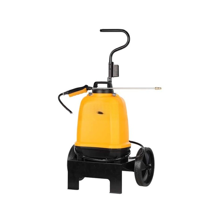 Volpi V-BLACK VITA 12 akkukäyttöinen reppuruisku, 12 l, 14,4 V, trolley-kärry