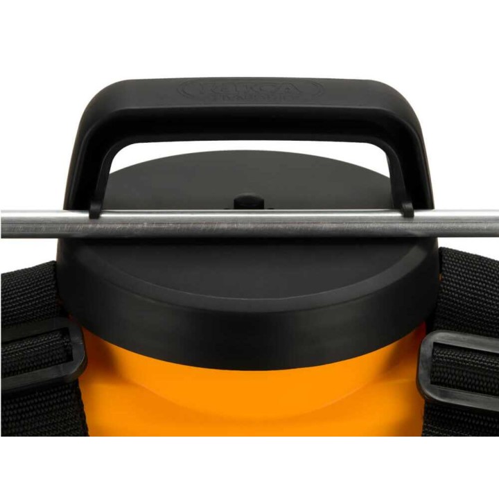 Volpi V-BLACK VITA 12 akkukäyttöinen reppuruisku, 12 l, 14,4 V, trolley-kärry