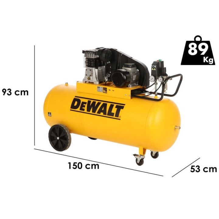 DeWalt DXCMB3T200HE hihnakompressori, 3 HP, 200 l, 400 V