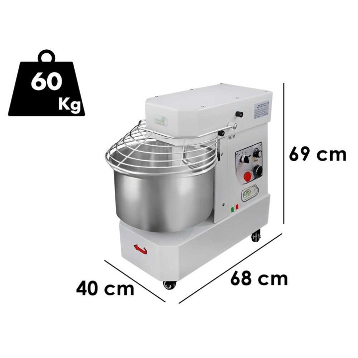 Famag IM 20/230 10 Velocità HH -taikinakone, 20 l, 230 V