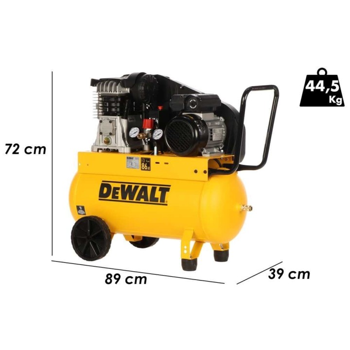 DeWalt DXCMB2M50HE hihnavetoinen kompressori, 2 HP, 50 l, 230 V