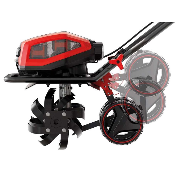 Einhell GP-CR 36/45 Li E BL sähköjyrsin, 36 V, 45 cm, 2 × 4 Ah akku