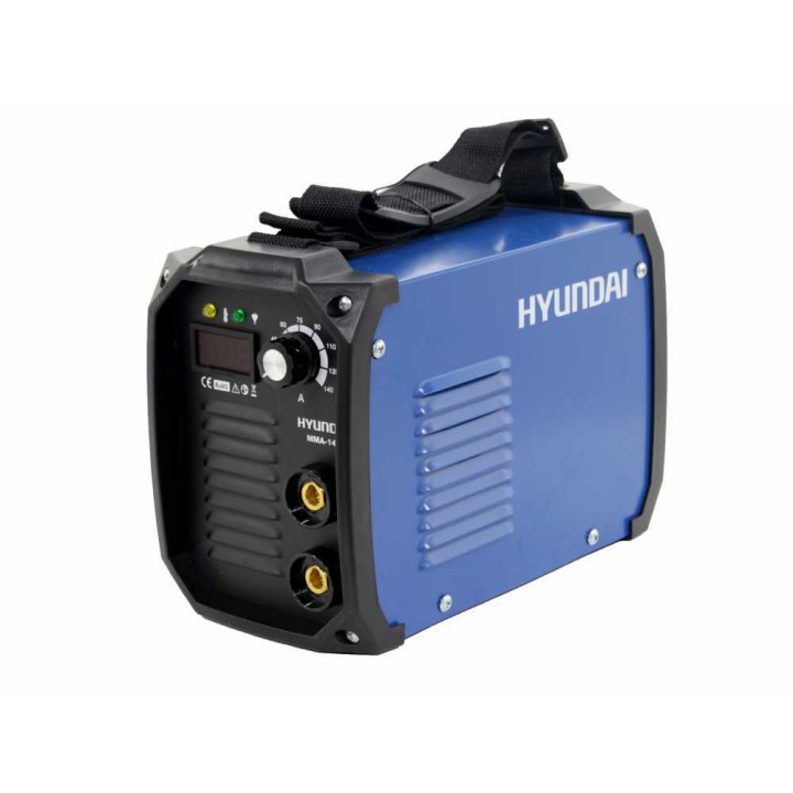 Hyundai MMA-141 MMA-invertterihitsauslaite, 140 A, 230 V, täydellinen varustesarja