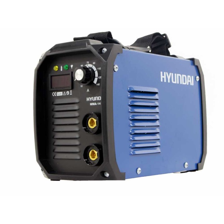 Hyundai MMA-141 MMA-invertterihitsauslaite, 140 A, 230 V, täydellinen varustesarja