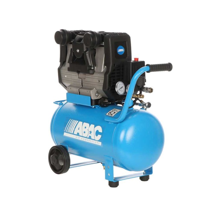 ABAC POLE POSITION QUIETE OS20 öljytön kompressori, 2 HP, 24 l