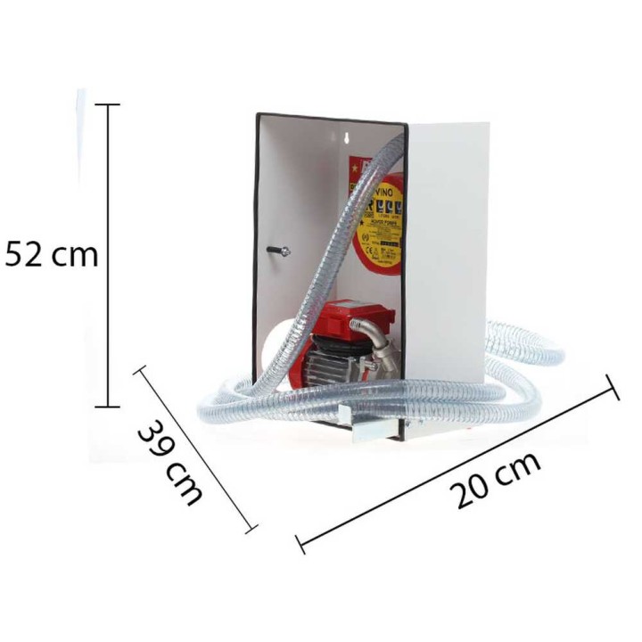 Rover Dispenser Novax 25 M sähköinen siirtopumppu, 0,6 HP, litramittari