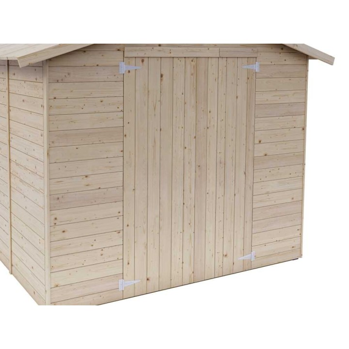 Stefy 238x305 puinen puutarhavaja, 238 × 305 × 220 cm, 7 m²