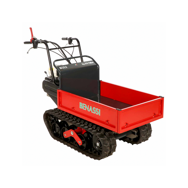 Benassi M353H telaketjukärry 350 kg Honda GP160 laajennettava lava