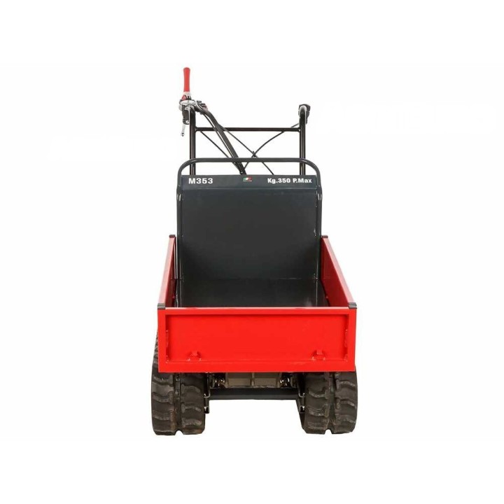 Benassi M353H telaketjukärry, 350 kg, Honda GP160, laajennettava lava
