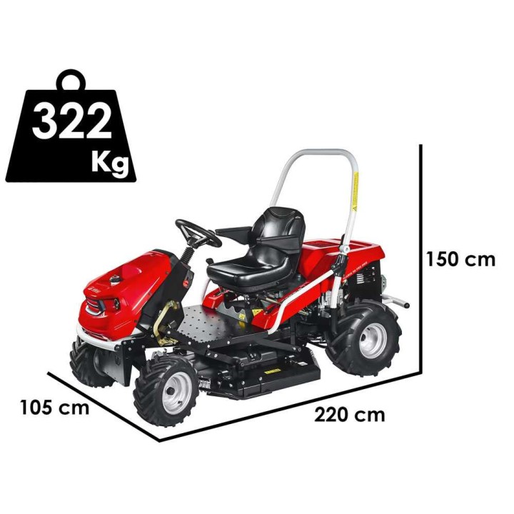 Tuareg 92 PRO 2WD K traktorimurskain, 92 cm, Emak K 2400 V-Twin, 24 HP