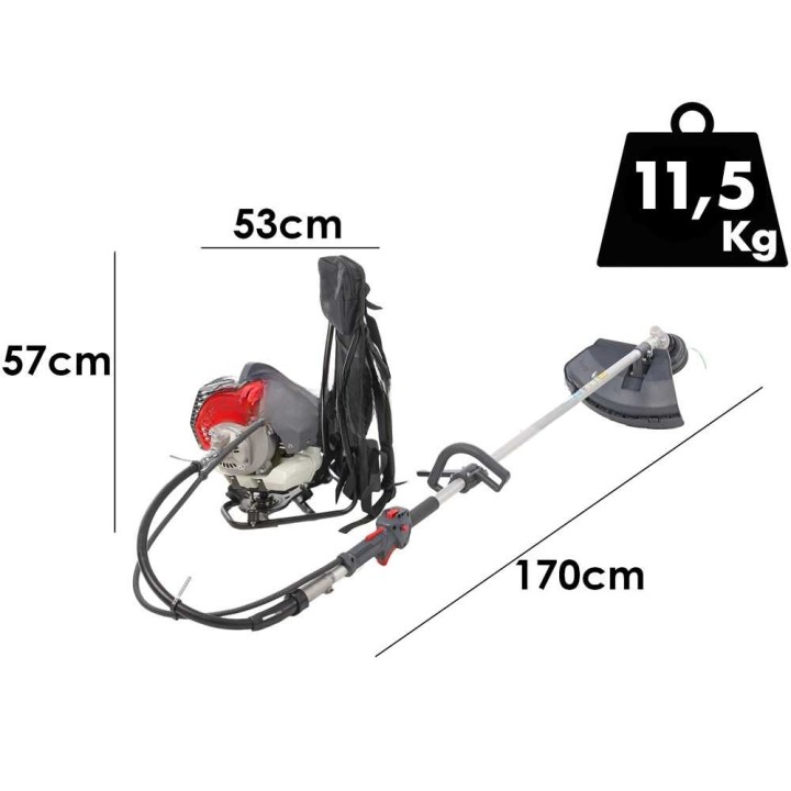 Efco DSH 4000 BP selkämallinen raivaussaha, 40,2 cm³, 2 HP