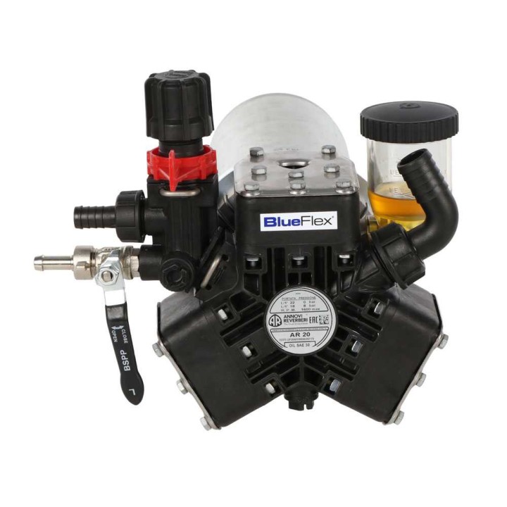 Annovi Reverberi AR 20 BP DC sähköinen ruiskutuspumppu, 12 V, 20 l/min, 8 bar