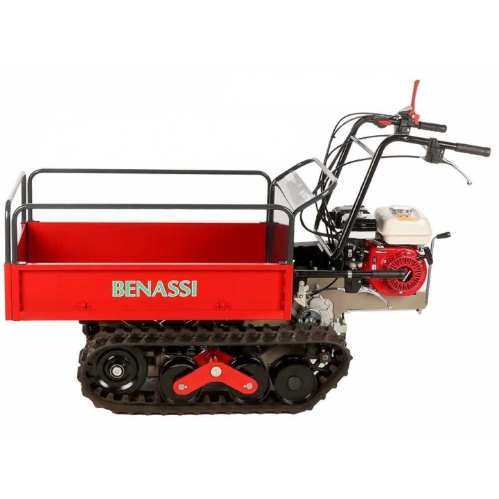Benassi M503 telaketjukuljetin, 550 kg, Honda GX160, 5,5 HP