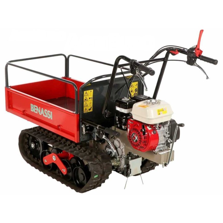 Benassi M503 telaketjukuljetin, 550 kg, Honda GX160, 5,5 HP