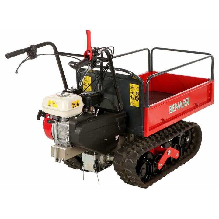 Benassi M503 telaketjukuljetin, 550 kg, Honda GX160, 5,5 HP