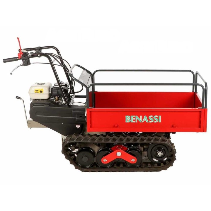 Benassi M503 telaketjukuljetin, 550 kg, Honda GX160, 5,5 HP