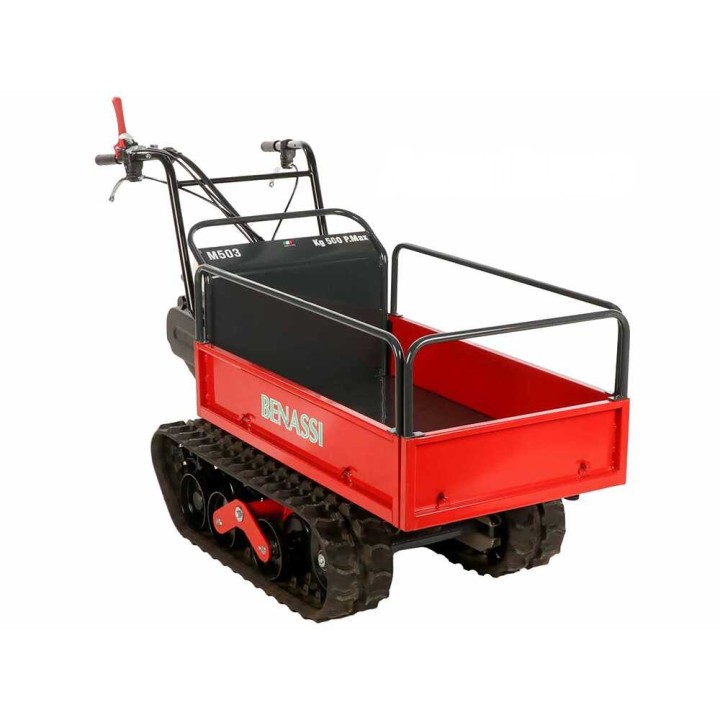 Benassi M503 telaketjukuljetin, 550 kg, Honda GX160, 5,5 HP