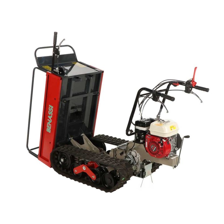 Benassi M503 telaketjukuljetin, 550 kg, Honda GX160, 5,5 HP