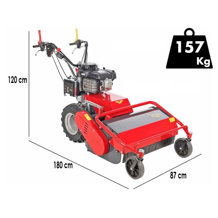 Meccanica Benassi TR 800 vasaramurskain, 13 HP, 75 cm, bensiinikäyttöinen