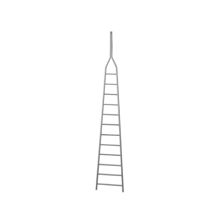 S8000 12/1 alumiiniset puutarhatikkaat, 12 askelmaa, 450 cm, 150 kg