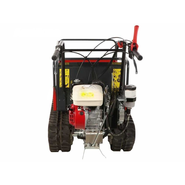 Benassi M503H telaketjukärry, hydraulinen jatkettava lava, 550 kg, Honda GX160