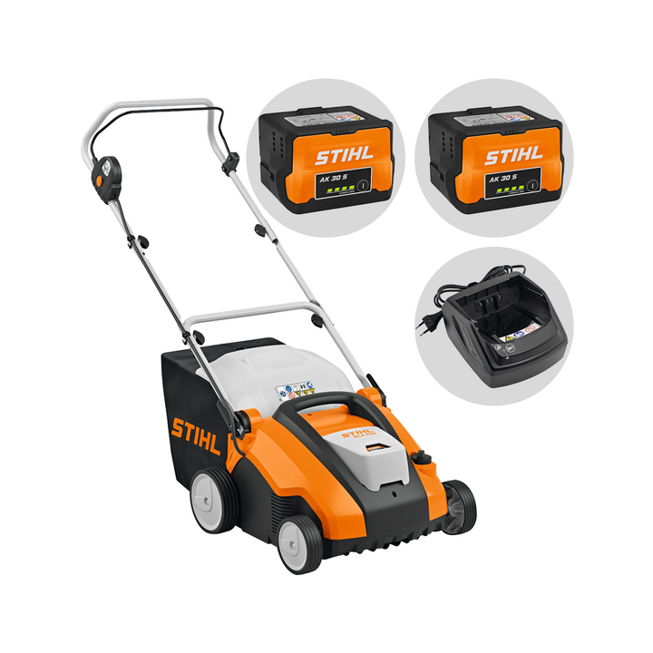 STIHL RLA 240 nurmikon ilmaaja 34 cm 2 akkua 36 V 5 Ah