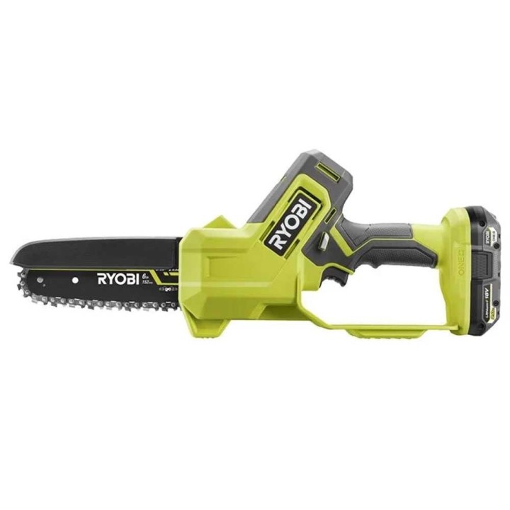 Ryobi RY18PS15A-0 akkukäyttöinen oksasaha, 18 V, 15 cm, ilman akkua ja laturia