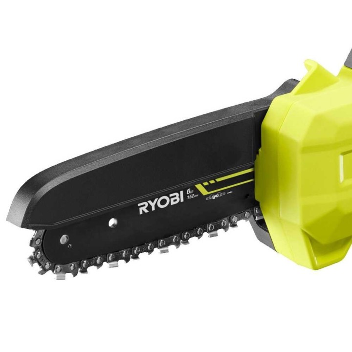 Ryobi RY18PS15A-0 akkukäyttöinen oksasaha, 18 V, 15 cm, ilman akkua ja laturia