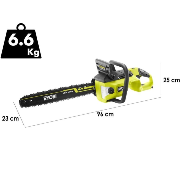 Ryobi RY36CSX50A-0 akkumoottorisaha, 36 V, 50 cm, ilman akkua ja laturia