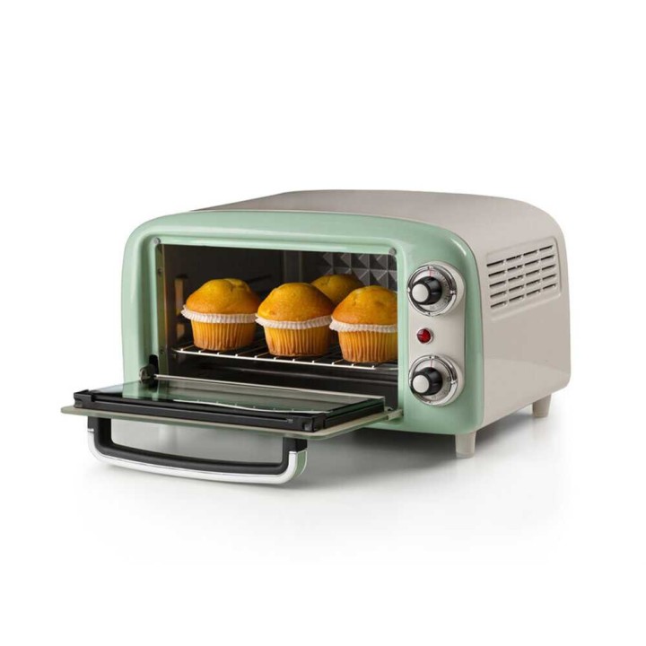 Ariete Vintage Verde sähköuuni, 10 l, 800 W, 230 V