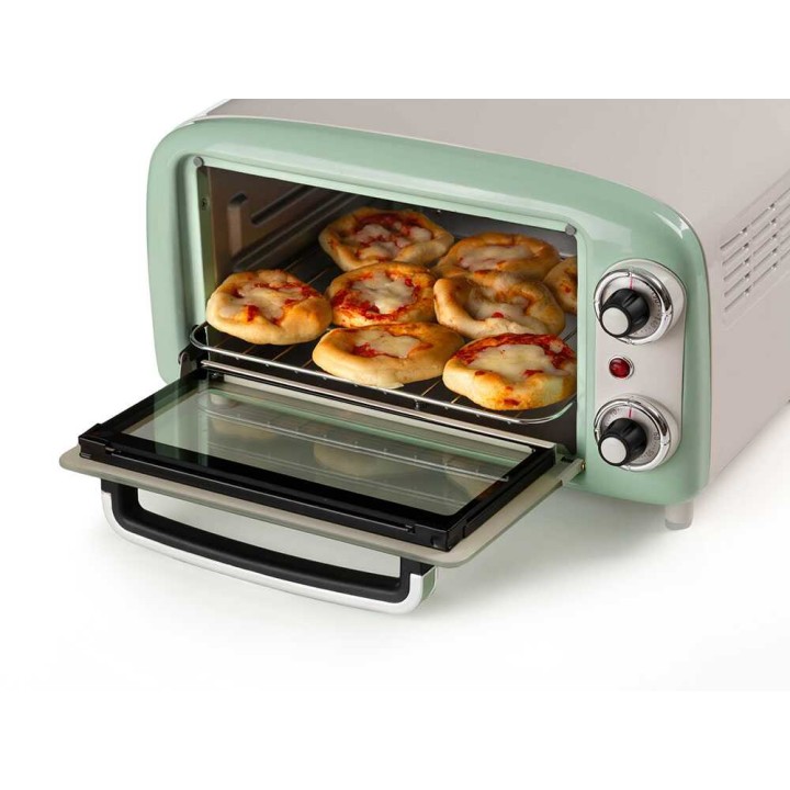 Ariete Vintage Verde sähköuuni, 10 l, 800 W, 230 V