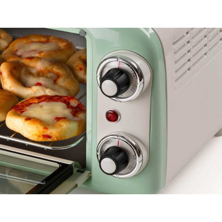 Ariete Vintage Verde sähköuuni, 10 l, 800 W, 230 V