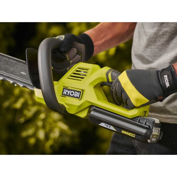 Ryobi RY36HT60A-120 akkukäyttöinen pensasleikkuri, 36 V, 60 cm, 2 Ah