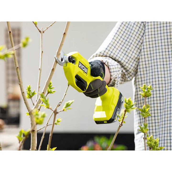 Ryobi RY18SCA-120P akkukäyttöiset oksasakset, 18 V, 2 Ah